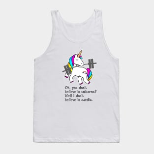 I don't believe in cardio Tank Top